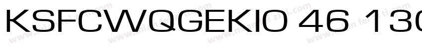 KSFCWQGEKI0 46 130字体转换